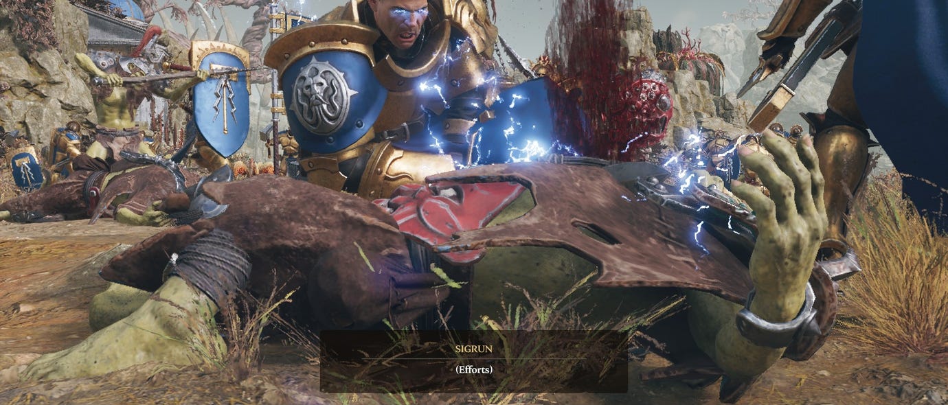 Wie Stormcasts, die Orruks töten, und nichts anderes in Warhammer Age Of Sigmar: Realms Of Ruin.